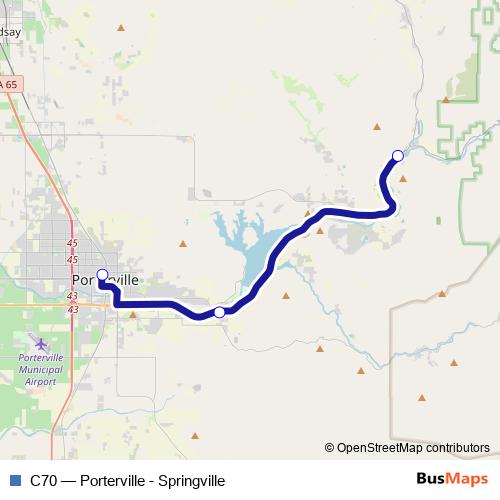 C70 bus Line Map