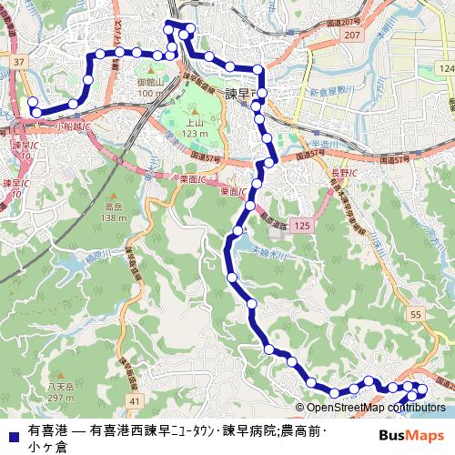 有喜港 bus Line Map