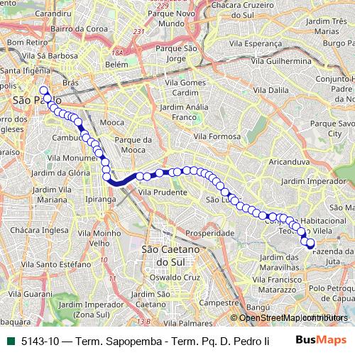 5143-10 bus Line Map
