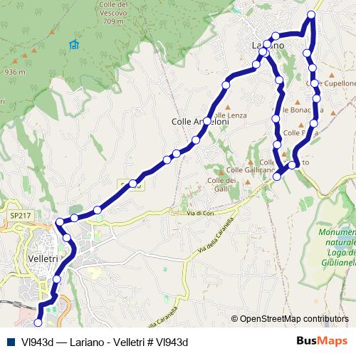Vl943d bus Line Map