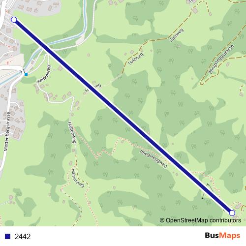 2442 cable-car Line Map
