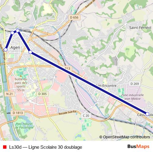 Ls30d bus Line Map