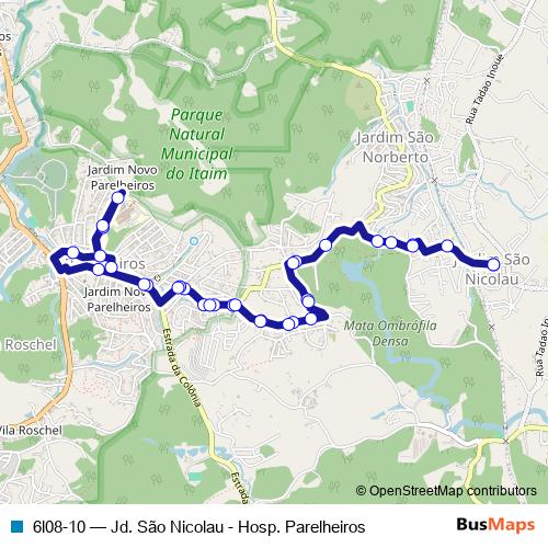 6l08-10 bus Line Map