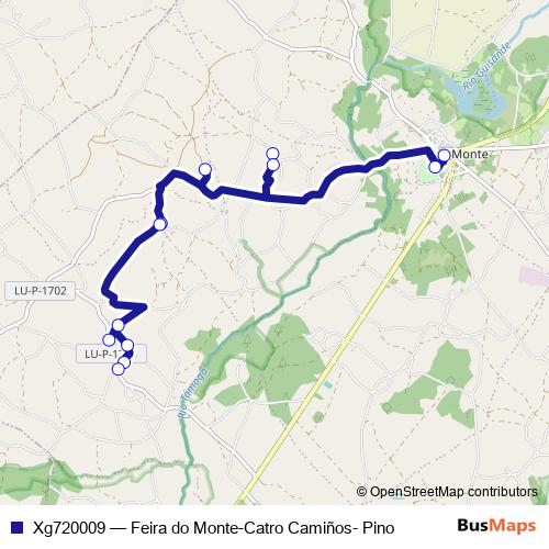 Xg720009 bus Line Map