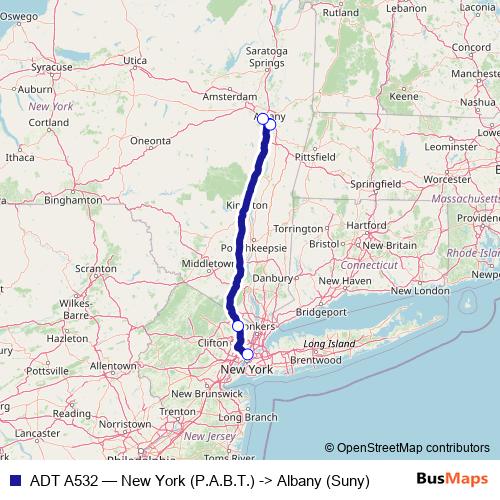 ADT A532 bus Line Map