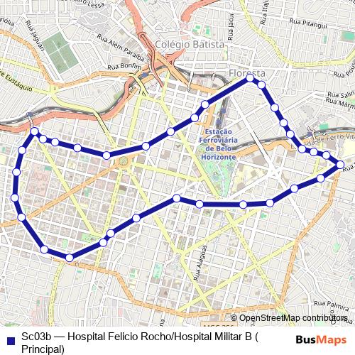Sc03b bus Line Map