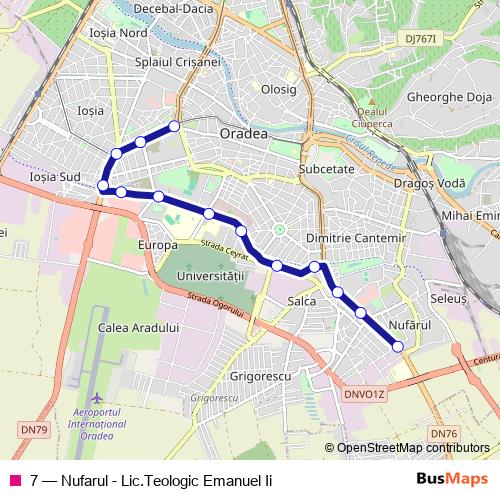 7 tram Line Map
