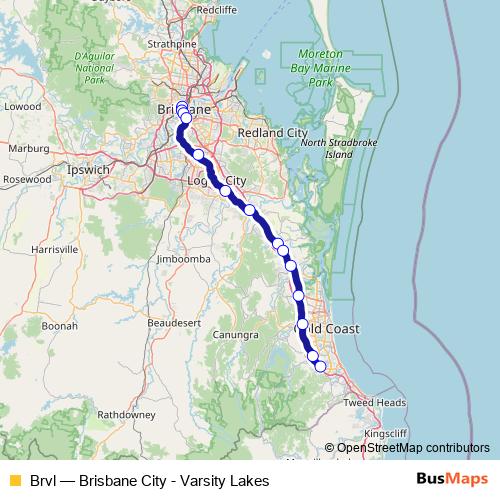 Brvl rail Line Map