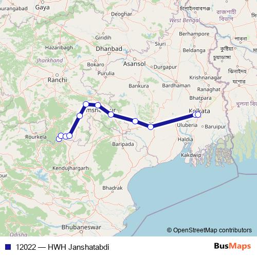 12022 rail Line Map
