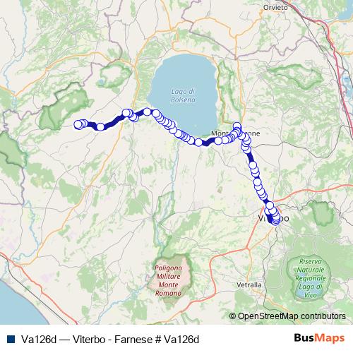 Va126d bus Line Map