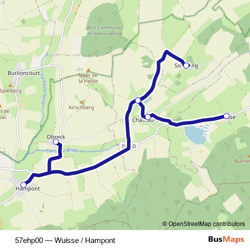 57ehp00 bus Line Map