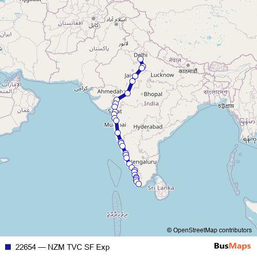 22654 rail Line Map