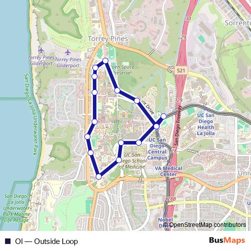 Ol bus Line Map