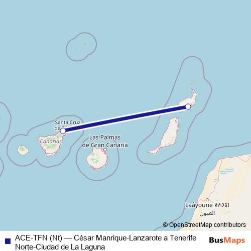 ACE-TFN (Nt) air Line Map