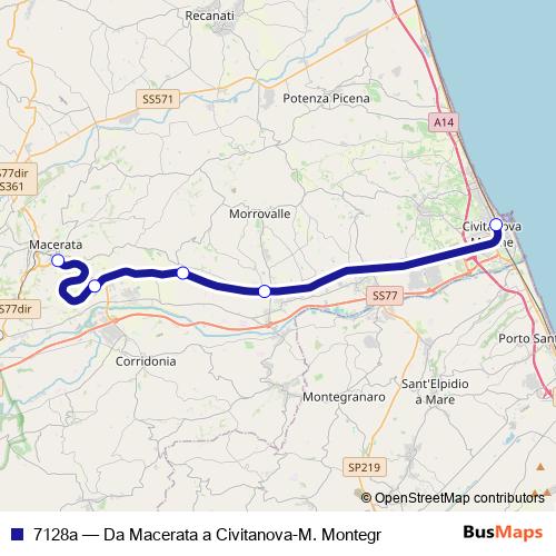 7128a rail Line Map