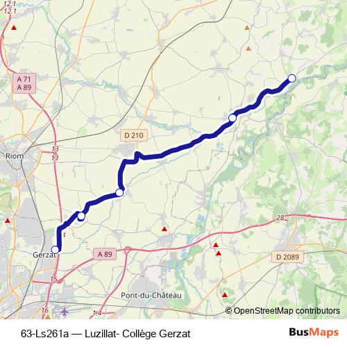 63-Ls261a bus Line Map