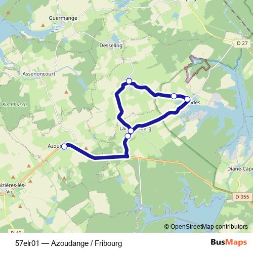 57elr01 bus Line Map