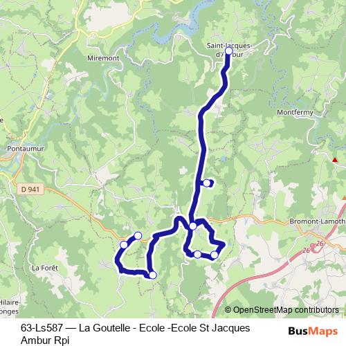 63-Ls587 bus Line Map