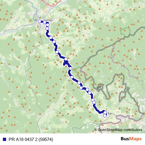 PR A18 0437 2 (59574) bus Line Map