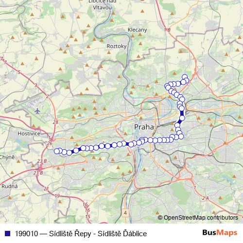 199010 tram Line Map
