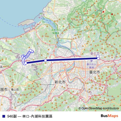 946副 bus Line Map