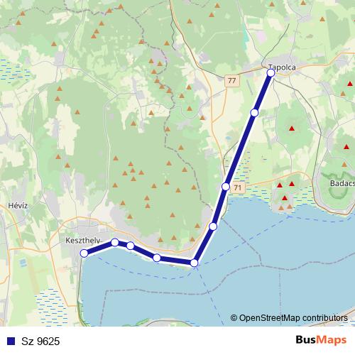 Sz 9625 rail Line Map