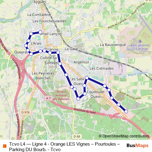 Tcvo L4 bus Line Map