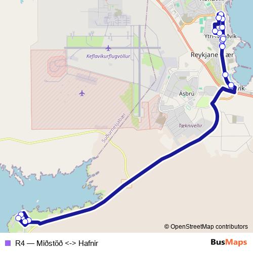 R4 bus Line Map
