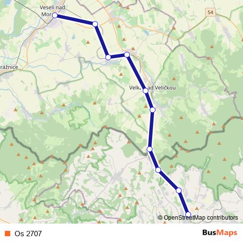 Os 2707 rail Line Map