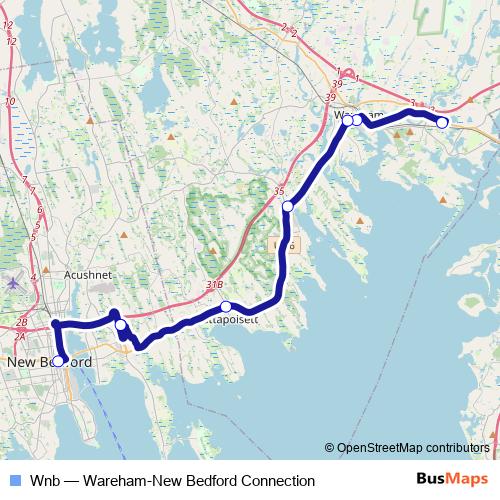 Wnb bus Line Map