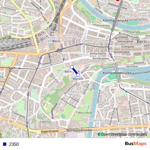 2350 funicular Line Map