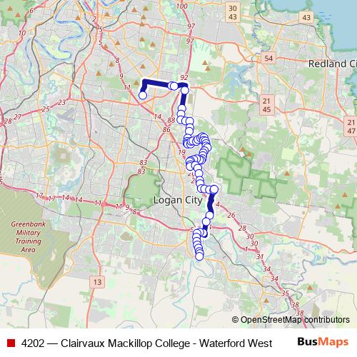 4202 bus Line Map