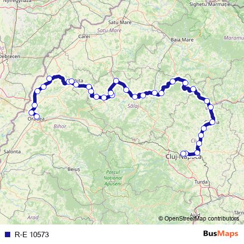 R-E 10573 rail Line Map