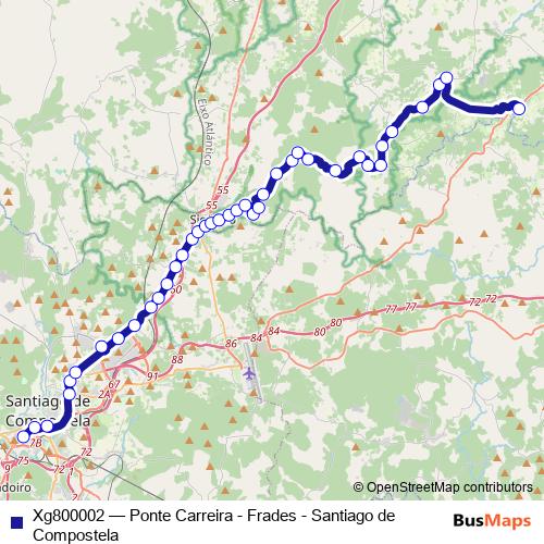 Xg800002 bus Line Map