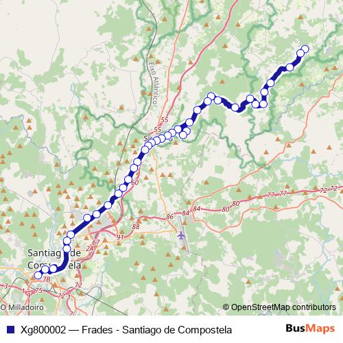 Xg800002 bus Line Map