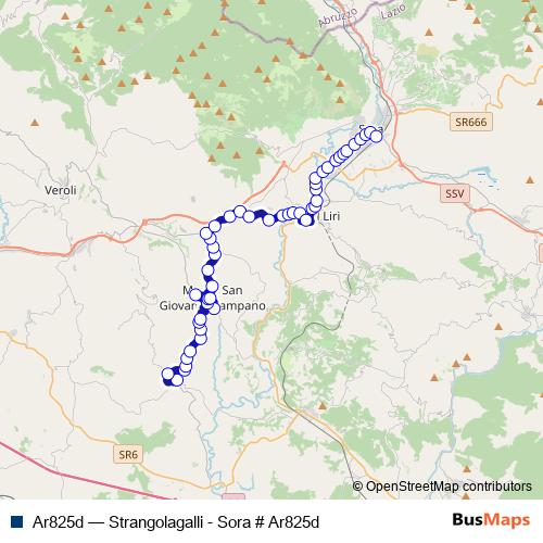 Ar825d bus Line Map