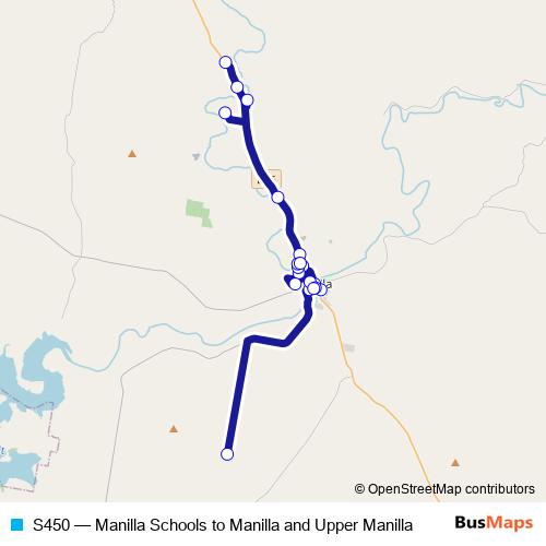 S450 bus Line Map