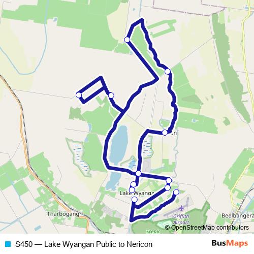 S450 bus Line Map