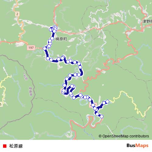 松原線 bus Line Map
