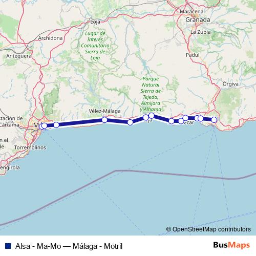 Alsa - Ma-Mo bus Line Map
