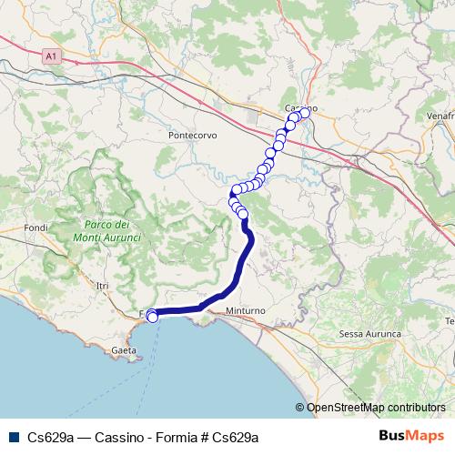 Cs629a bus Line Map