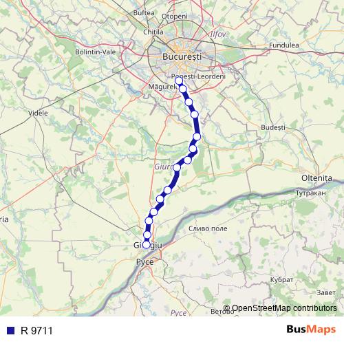 R 9711 rail Line Map