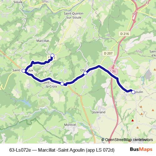 63-Ls072e bus Line Map