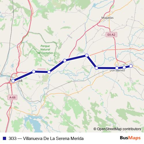 3l33 bus Line Map