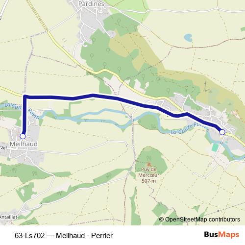 63-Ls702 bus Line Map