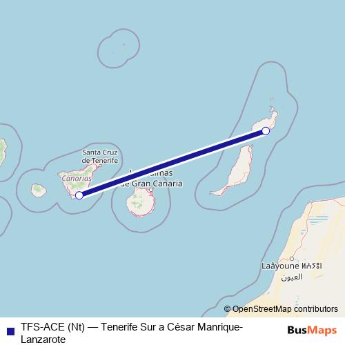 TFS-ACE (Nt) air Line Map