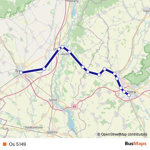 Os 5149 rail Line Map