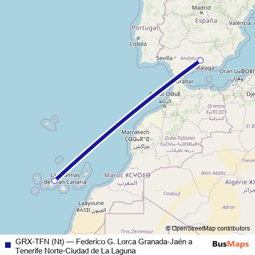 GRX-TFN (Nt) air Line Map