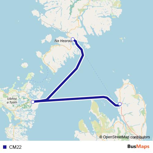 CM22 ferry Line Map