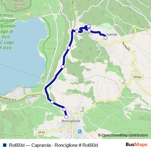 Ro693d bus Line Map